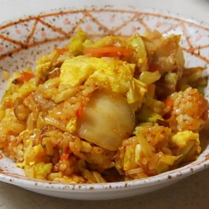 春キャベツ入り!キムチチャーハン